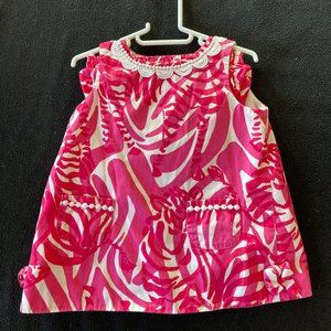 Magenta Lilly Pulitzer Shift Dress Baby -